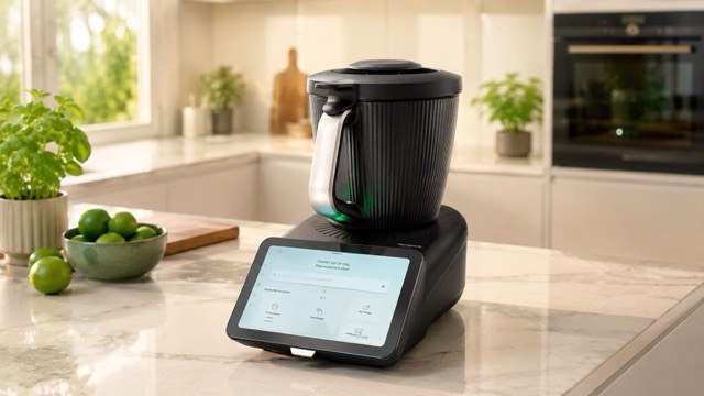 Thermomix TM7 op een marmeren keukenblad